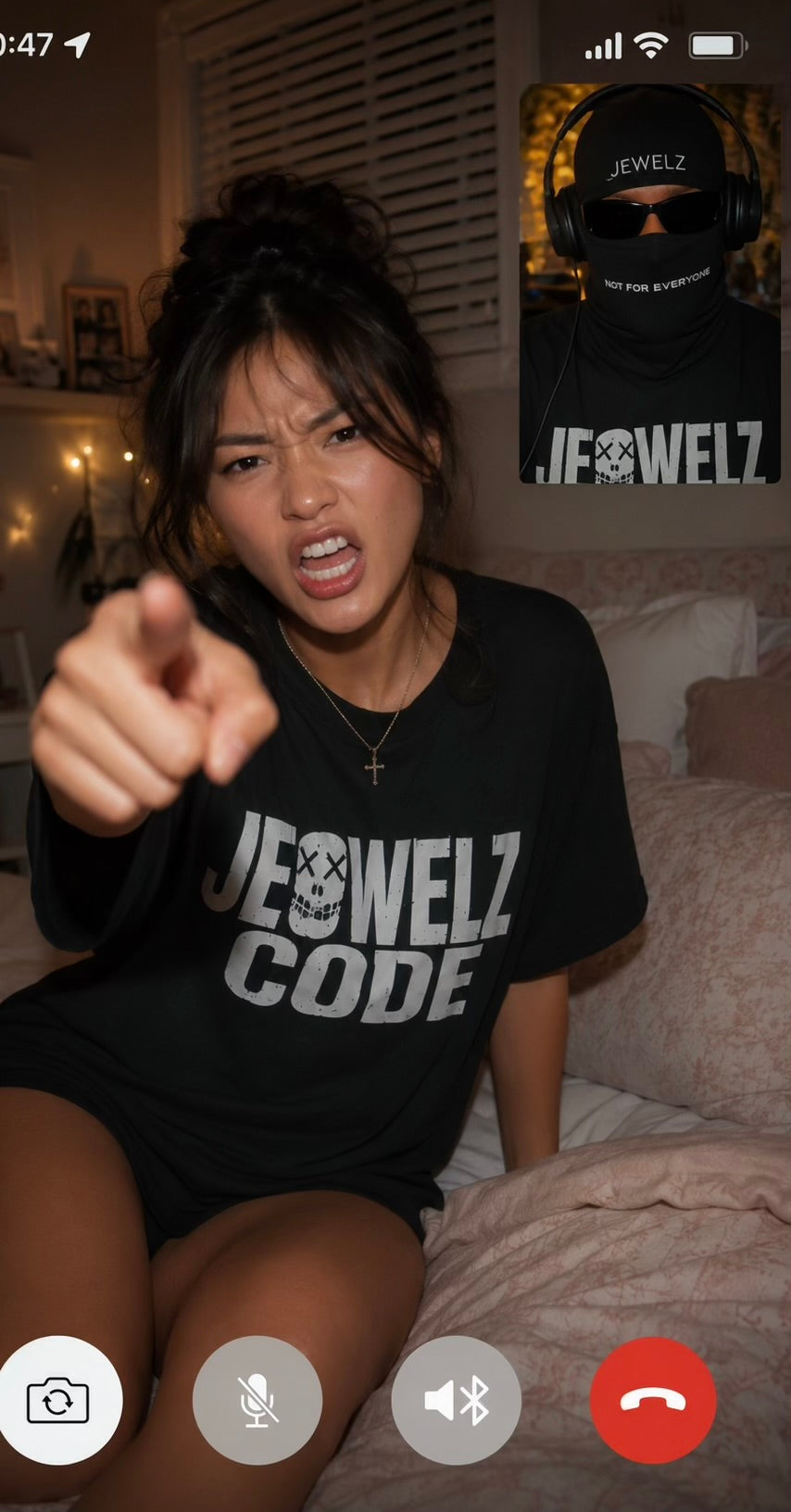 JEWELZ CODE SIGNATURE TEE